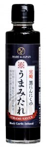 sauce à l'ail noir umami momiki sauce soja marin saké