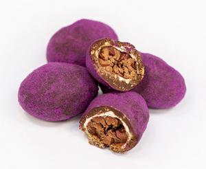 Dragées cacao & patate douce violette, Julien Dechenaud