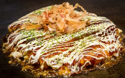 Crêpe japonaise okonomiyaki