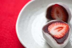 Daifuku à la fraise et à l'azuki
